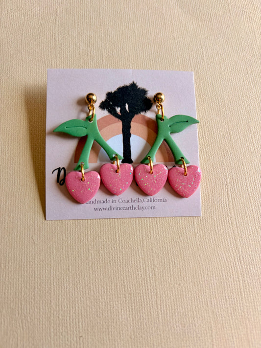 Pink Heart Cherries