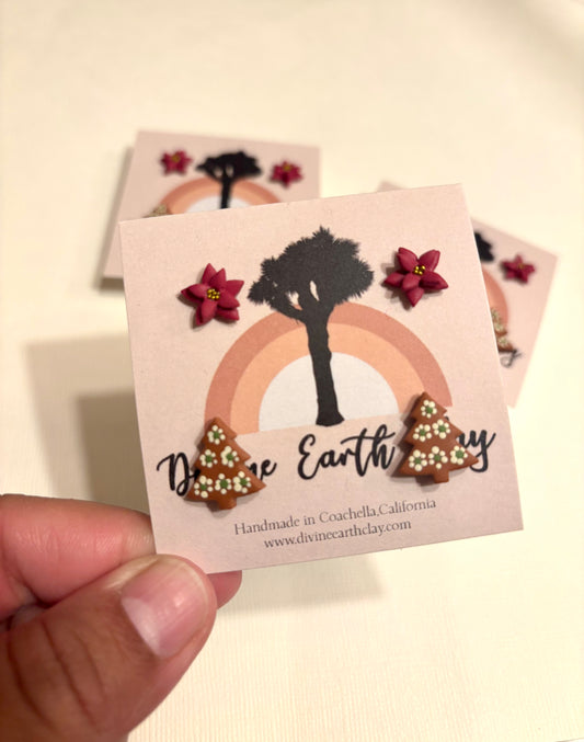 Noche buena-Christmas tree de barro stud pack