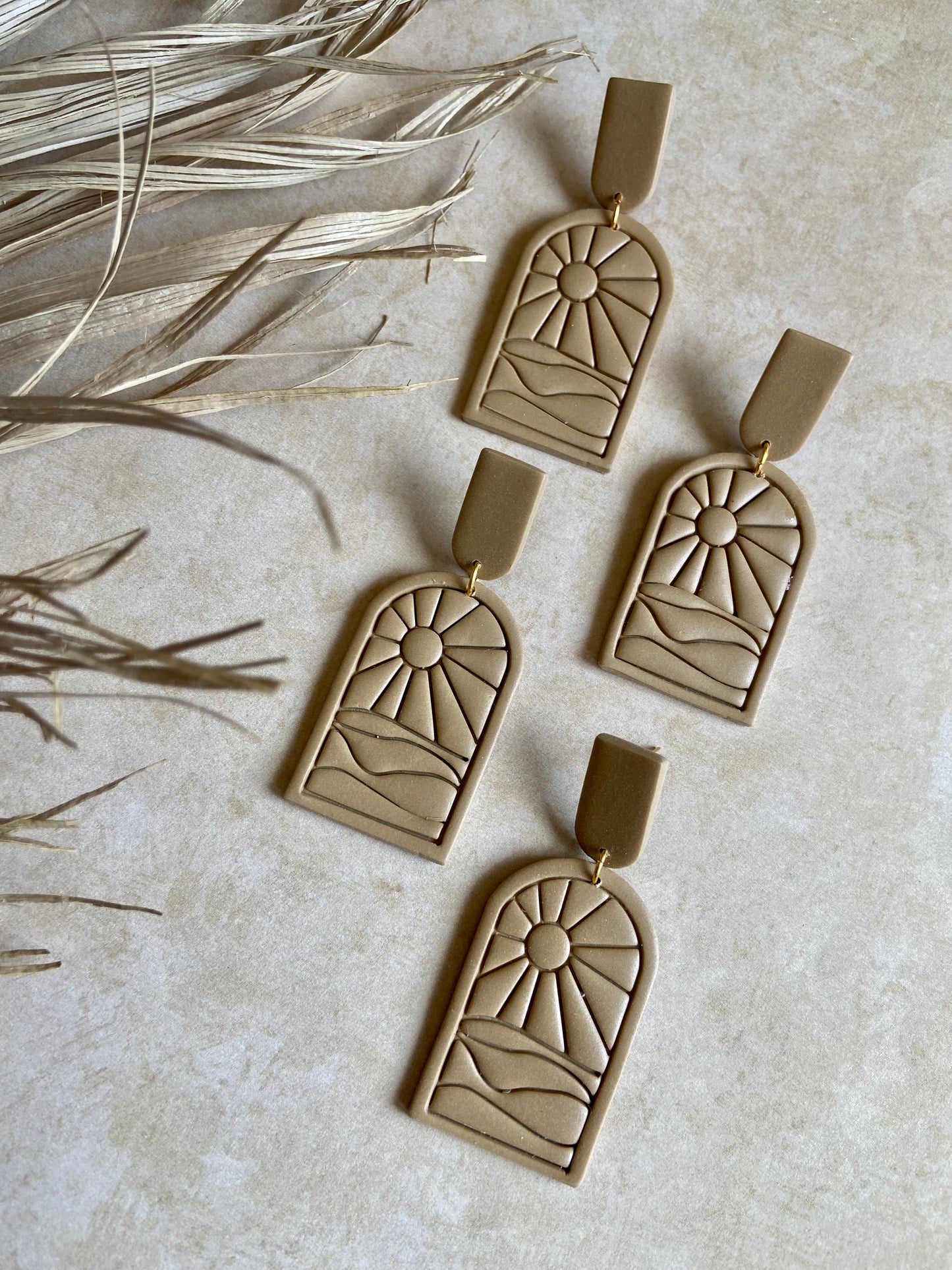 Desert landscape Beige