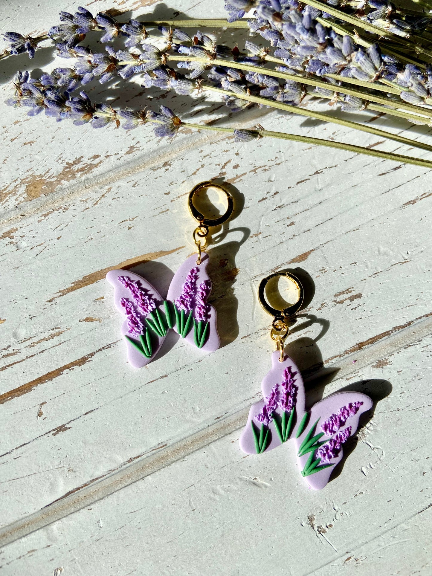 Lavender butterflies