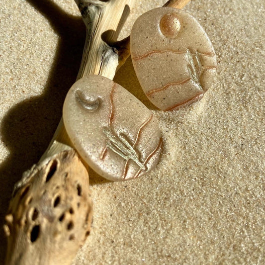 DivineEarthClay Desert Sunset/Sunrise Stud $14