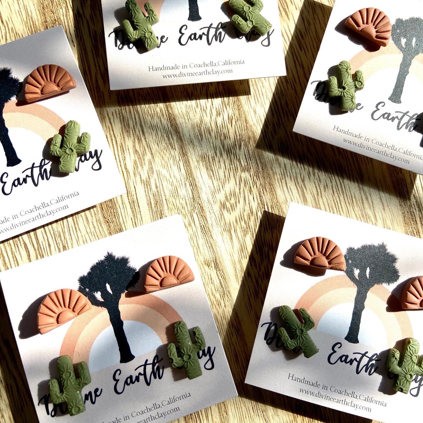 DivineEarthClay Desert Stud Pack (sunset/cactus) $12
